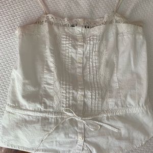 Spaghetti strap blouse tank top- Brandy Melville